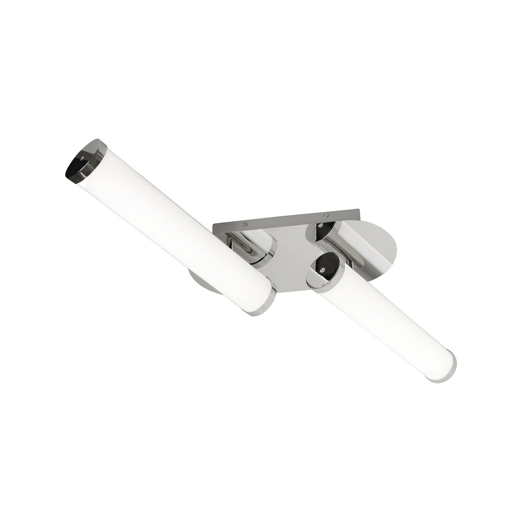 NL70229 Tao Bathroom Ceiling Lamp 2 Light LED Polished Chrome