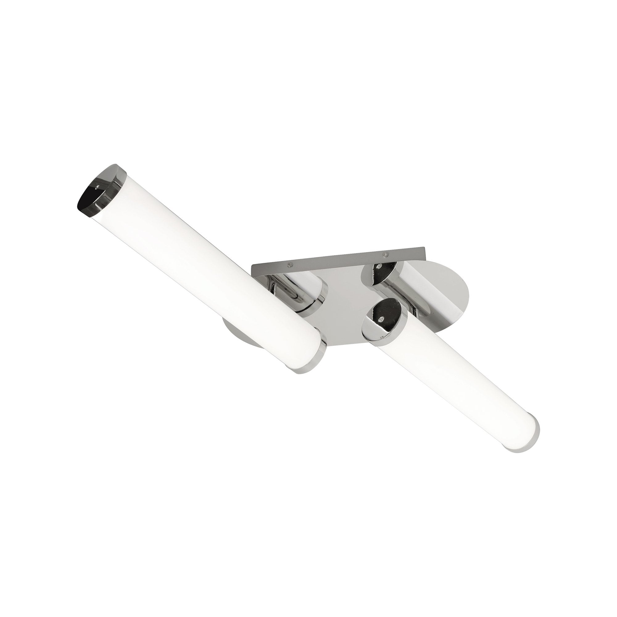 NL70229 Tao Bathroom Ceiling Lamp 2 Light LED Polished Chrome