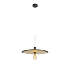 NL75679 Tazzy Single 3In1 Ceiling Flush Semi-Fush & Pendant  Light Black/Gold