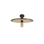 NL75679 Tazzy Single 3In1 Ceiling Flush Semi-Fush & Pendant  Light Black/Gold