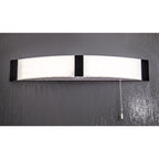 NL83929 Tilly Bathroom LED Wall Lamp Shaver Socket Black