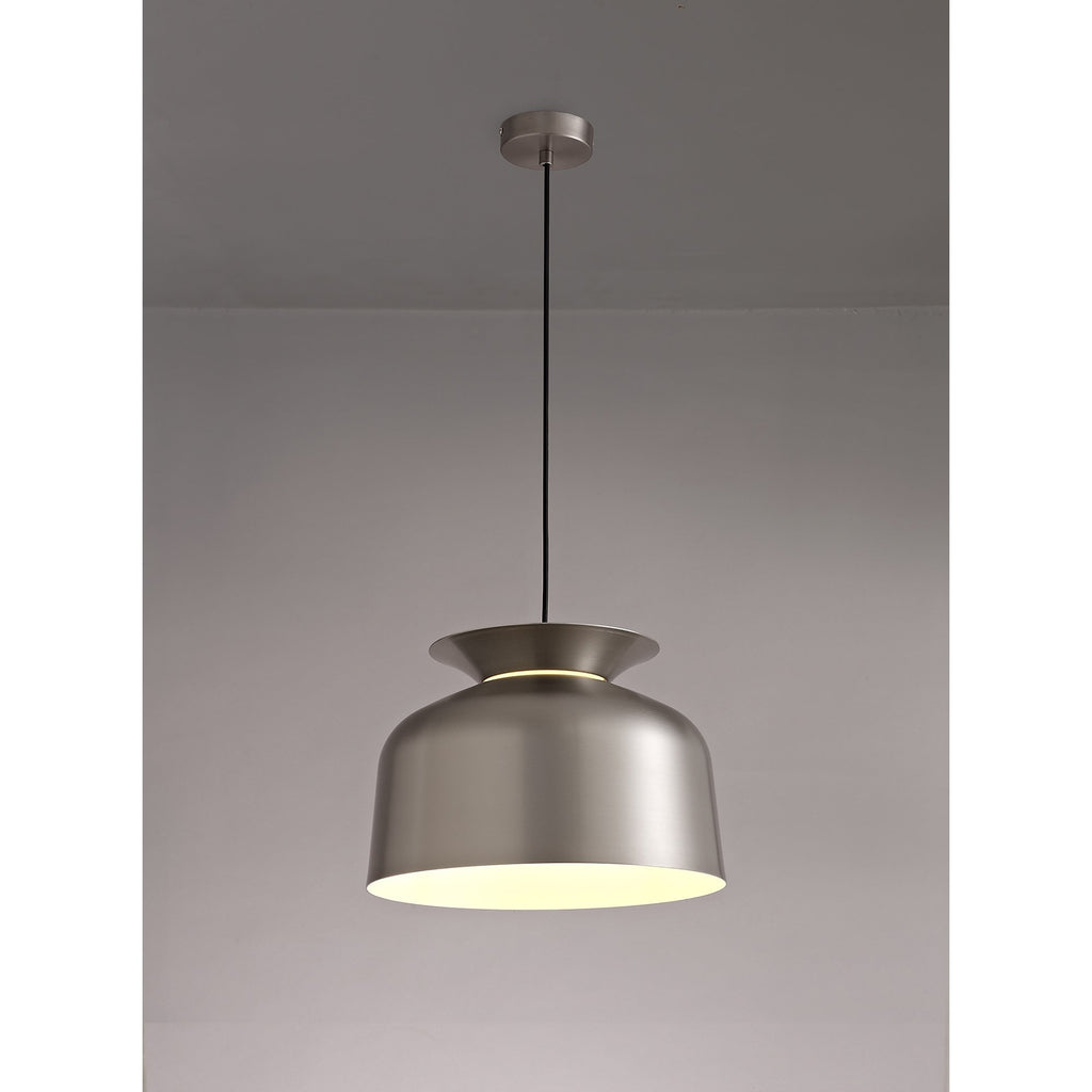 NL75999 Timmy Single Pendant 1 Light Adjustable Satin Nickel
