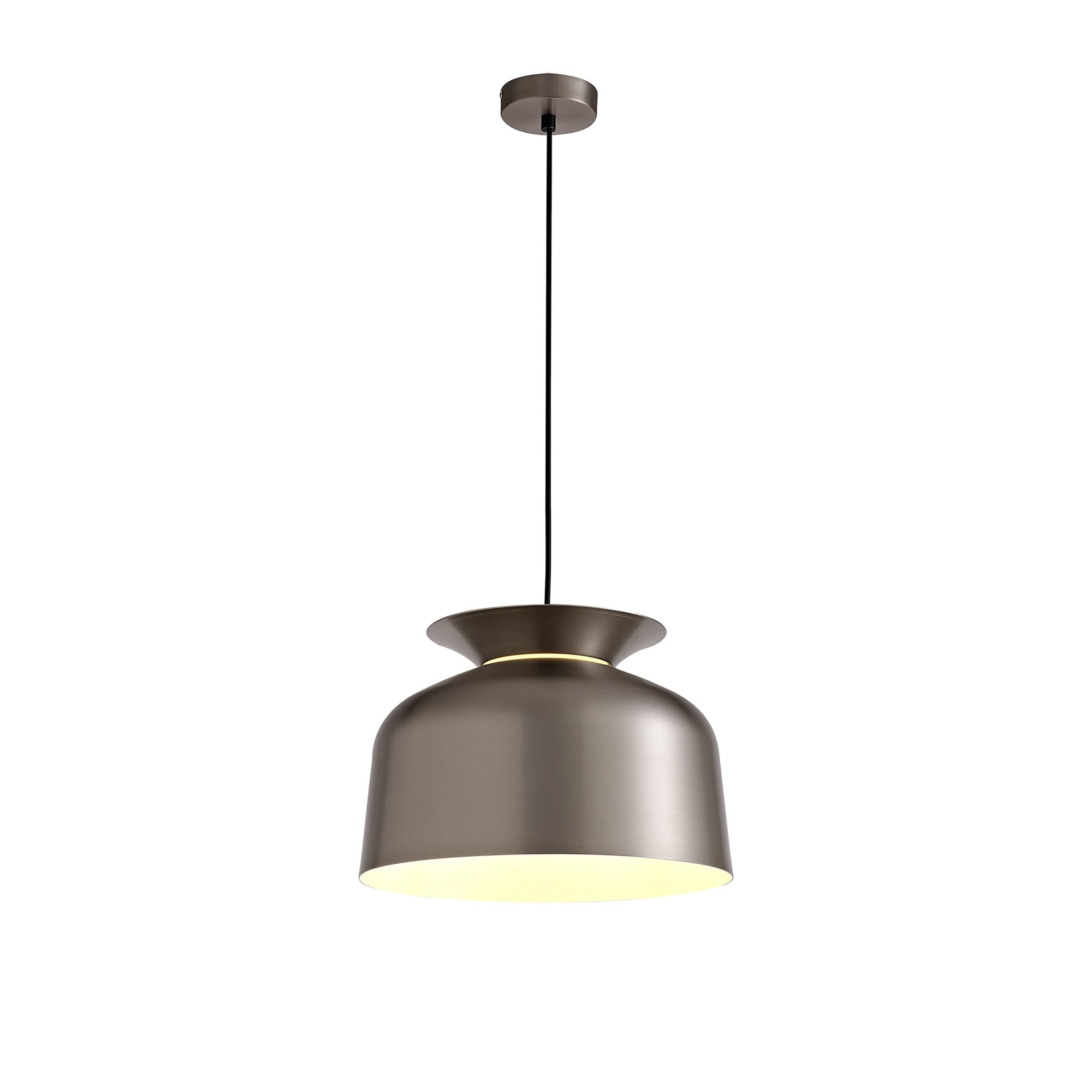 NL75999 Timmy Single Pendant 1 Light Adjustable Satin Nickel