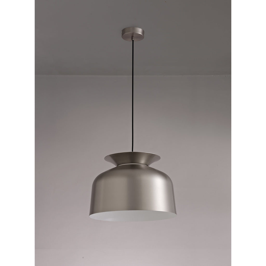 NL75999 Timmy Single Pendant 1 Light Adjustable Satin Nickel