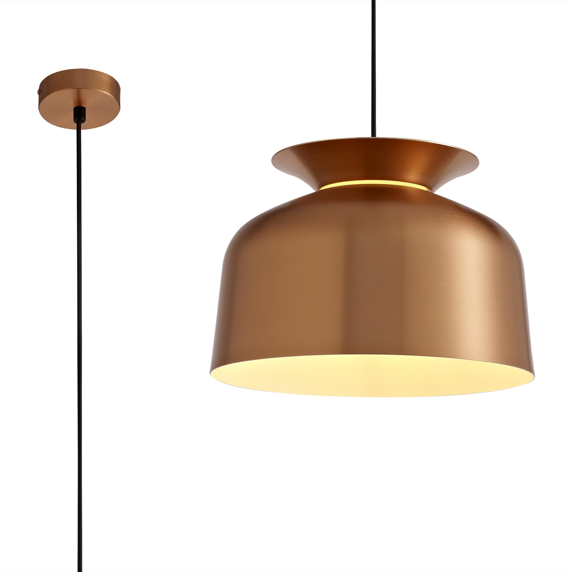 NL76009 Timmy Single Pendant 1 Light Adjustable Copper
