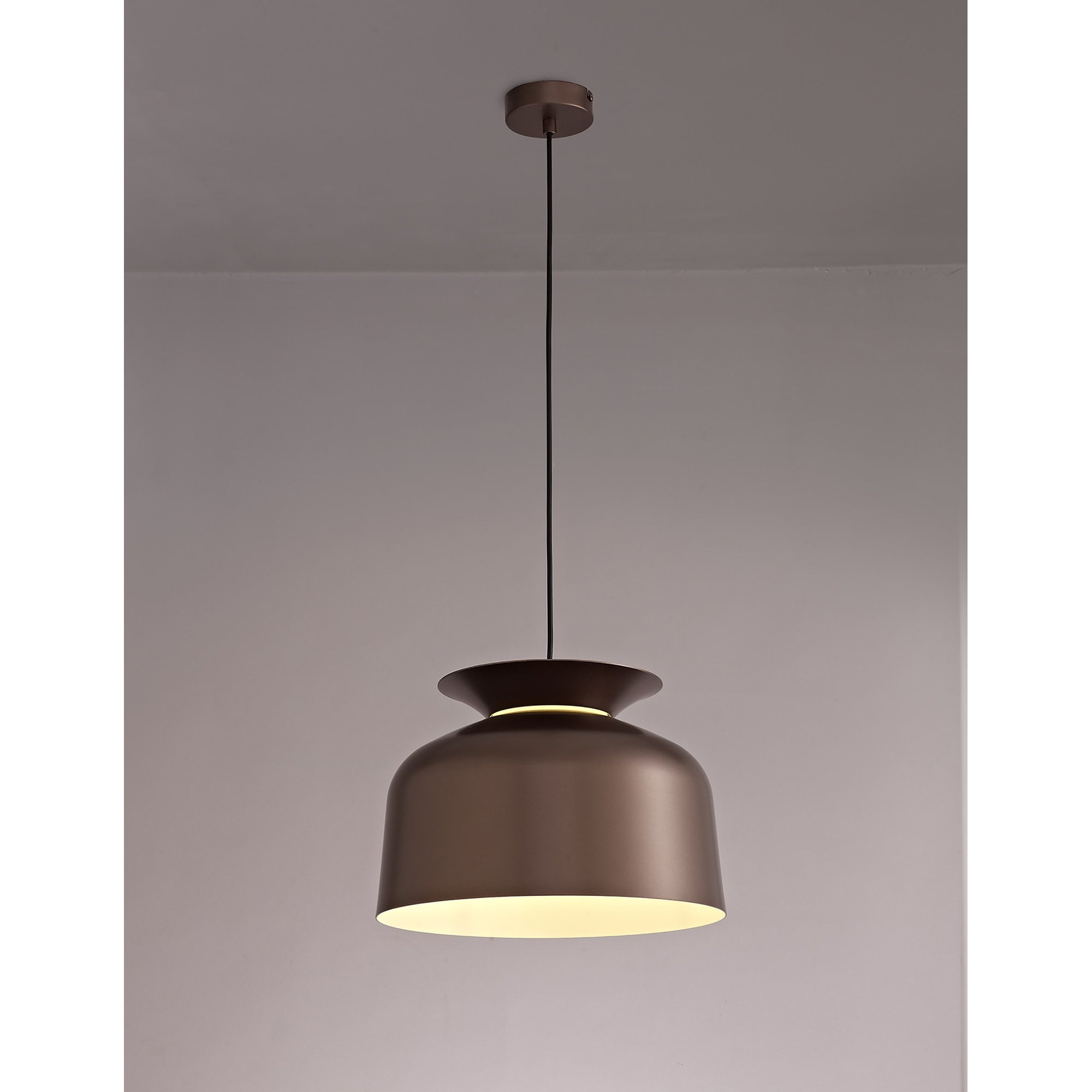 NL76019 Timmy Single Pendant 1 Light Adjustable Gloss Coffee