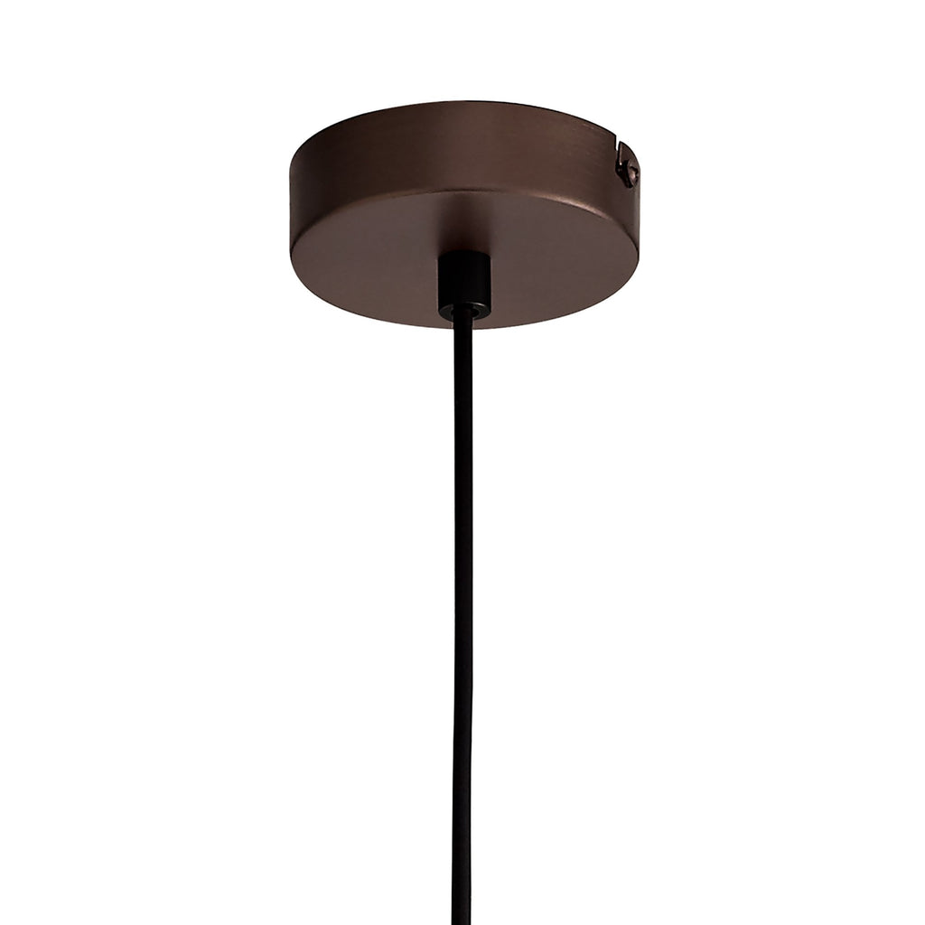 NL76019 Timmy Single Pendant 1 Light Adjustable Gloss Coffee