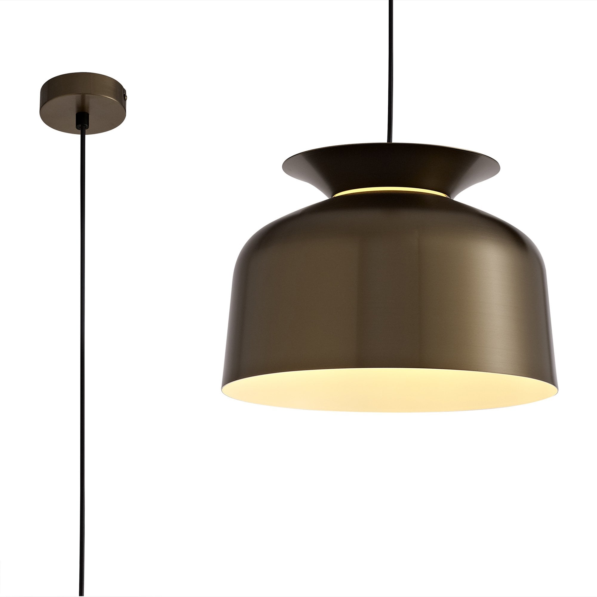 NL76029 Timmy Single Pendant 1 Light Adjustable Antique Bronze