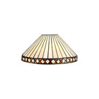Tink Tiffany 30cm Non-electric Shade Suitable For Pendant/Ceiling/Table  Lamp Amber/Cream/Crystal