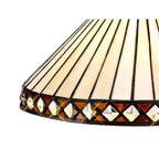Tink Tiffany 30cm Non-electric Shade Suitable For Pendant/Ceiling/Table  Lamp Amber/Cream/Crystal
