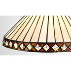 Tink Tiffany 30cm Non-electric Shade Suitable For Pendant/Ceiling/Table  Lamp Amber/Cream/Crystal