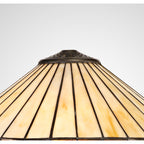 NL72609 Tink Tiffany 40cm Shade Only Suitable For Pendant/Ceiling/Table Lamp Amber/Cream/Crystal