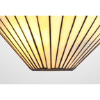 NL72619 Tink Tiffany Wall Lamp 2Lamp Amber/Cream/Crystal