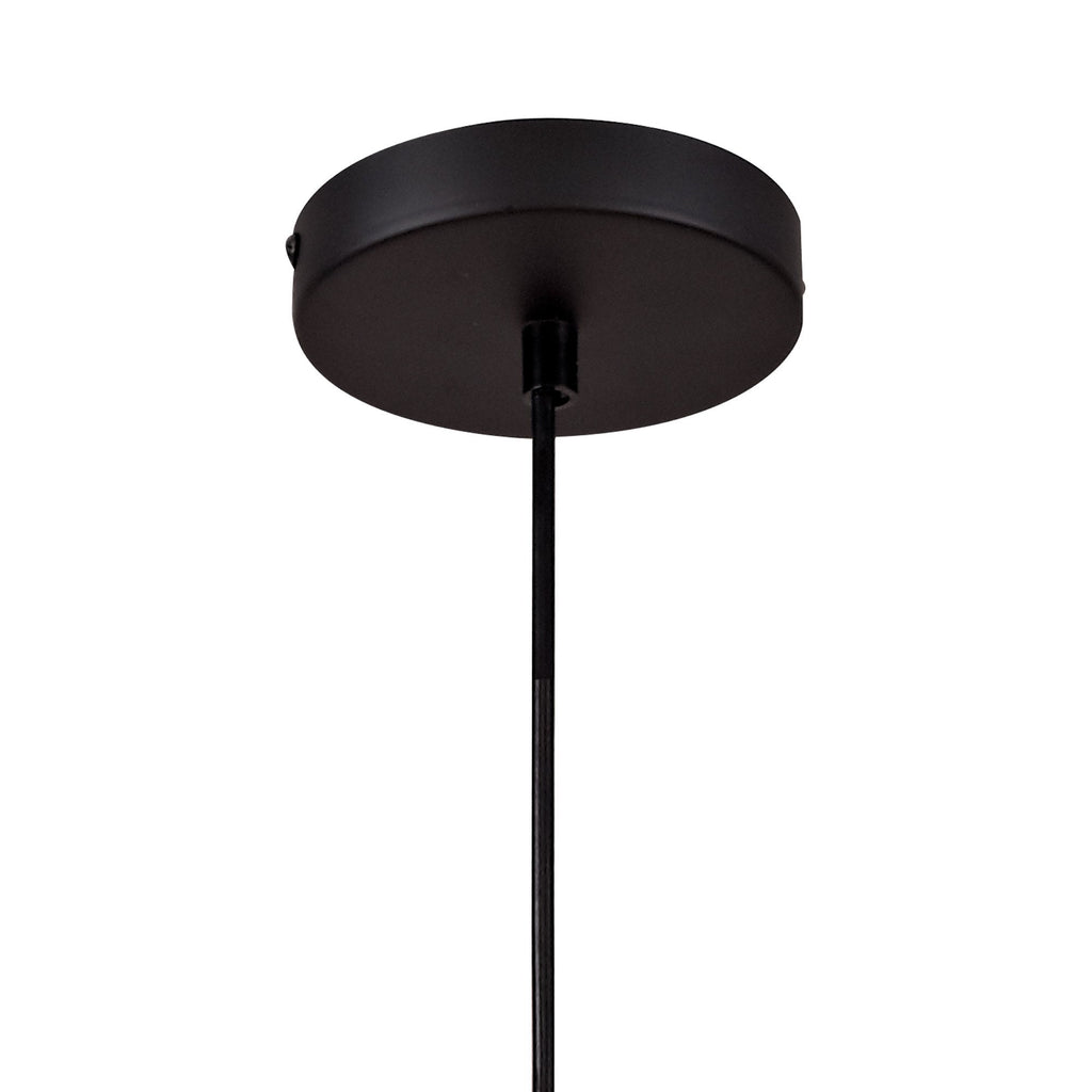 NLK02169 Tink 1 Light Up Lighter Pendant With 30cm Tiffany Shade Amber/Chrome/Crystal/Black