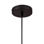 NLK02169 Tink 1 Light Up Lighter Pendant With 30cm Tiffany Shade Amber/Chrome/Crystal/Black