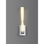 NL73889 Twill Bathroom Wall Lamp Small LED Polished Chrome