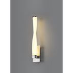 NL73889 Twill Bathroom Wall Lamp Small LED Polished Chrome