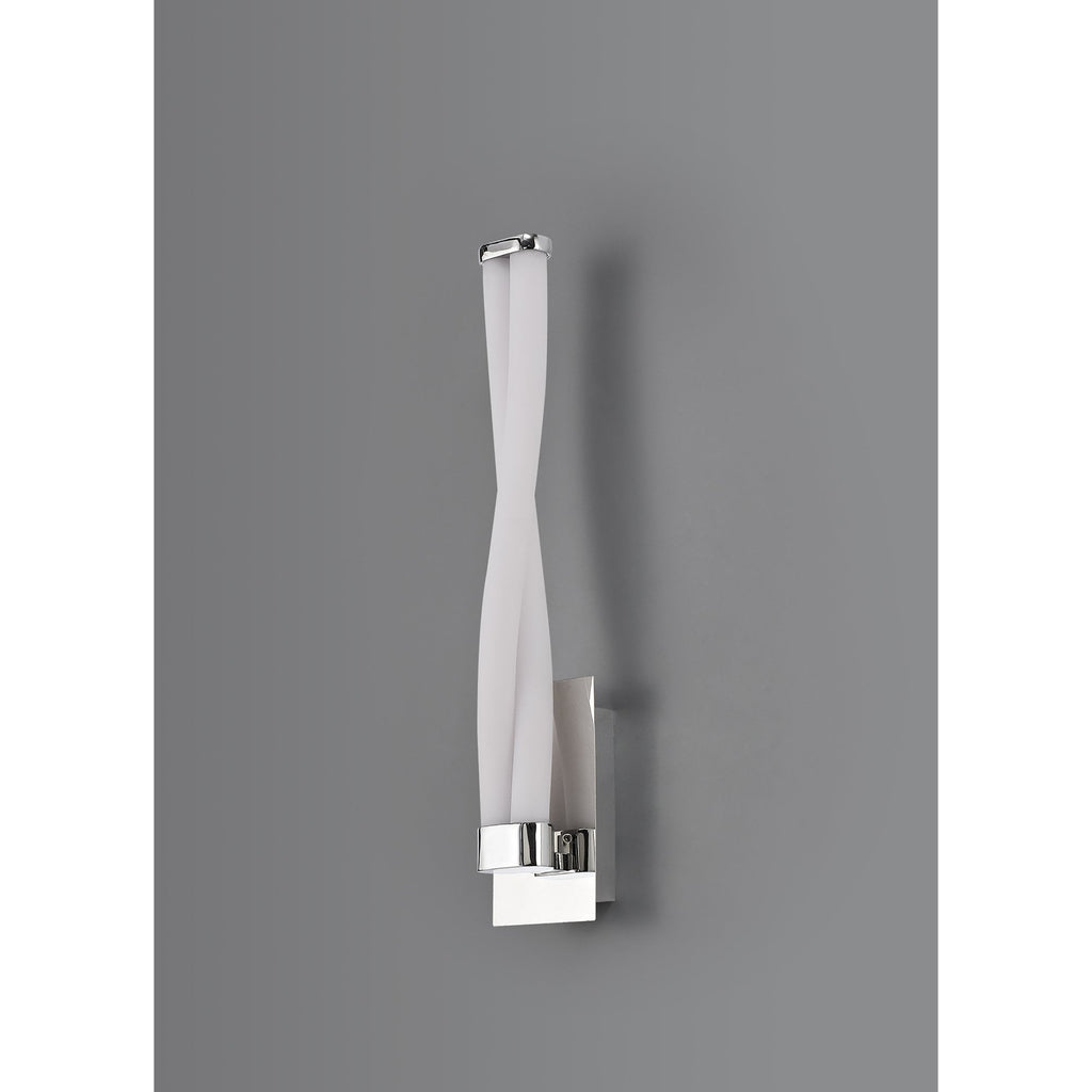 NL73889 Twill Bathroom Wall Lamp Small LED Polished Chrome
