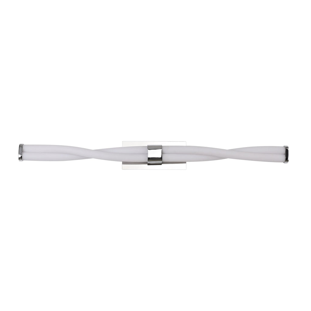 NL73899 Twill Bathroom Wall Lamp Large LED Polished Chrome