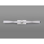 NL73899 Twill Bathroom Wall Lamp Large LED Polished Chrome