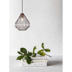 NL71339 Valerie Small Pendant 1 Light Antique Copper