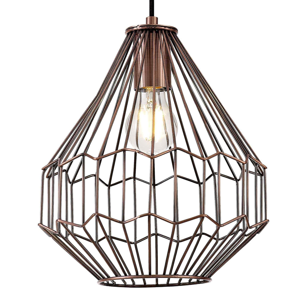 NL71339 Valerie Small Pendant 1 Light Antique Copper