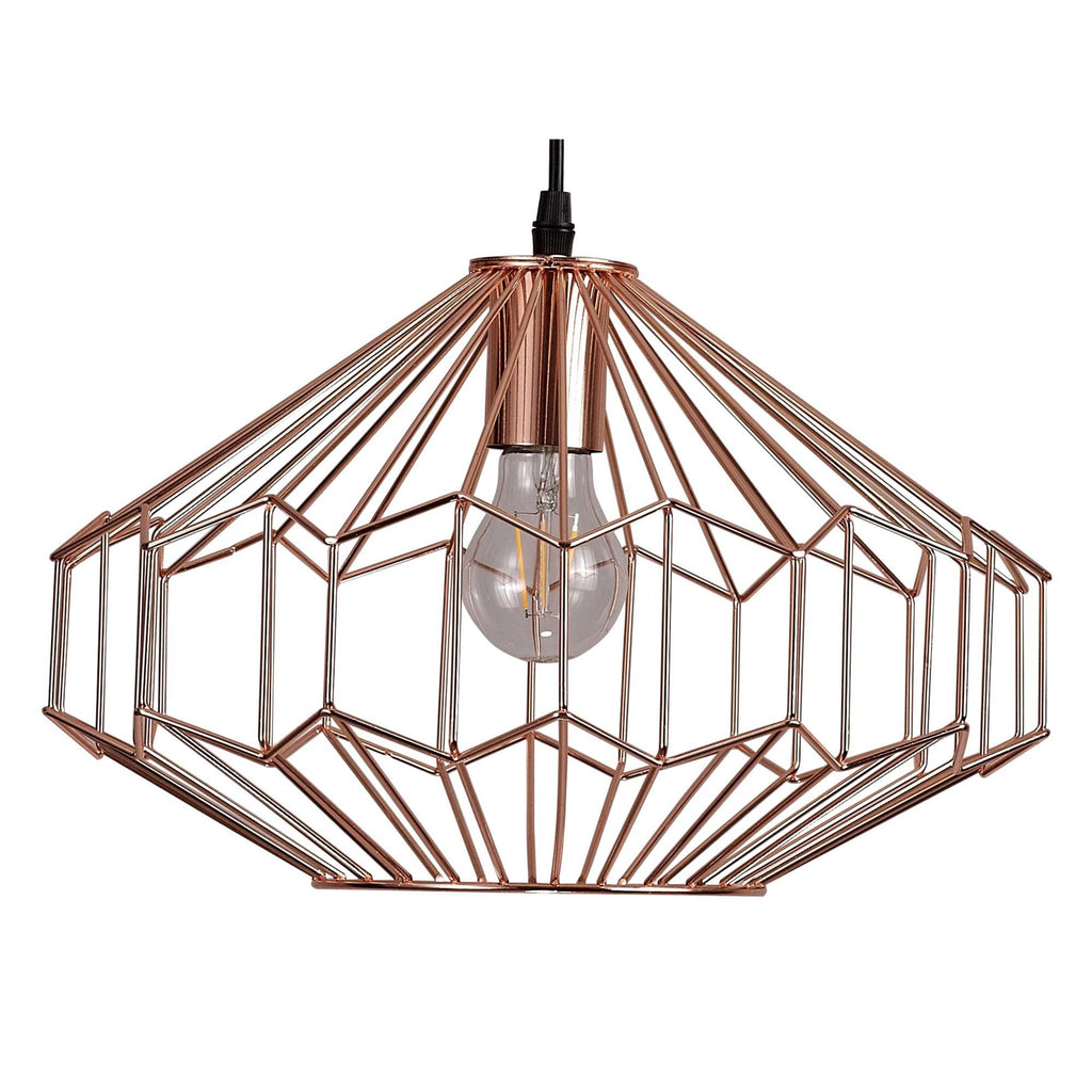 NL71349 Valerie Medium Pendant 1 Light Antique Copper