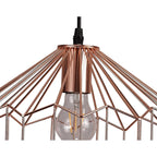 NL71349 Valerie Medium Pendant 1 Light Antique Copper