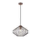 NL71349 Valerie Medium Pendant 1 Light Antique Copper