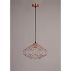 NL71349 Valerie Medium Pendant 1 Light Antique Copper