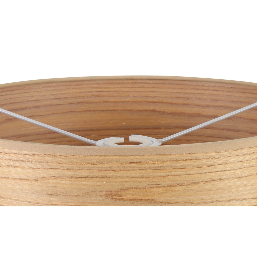 NL76909 Vivi Round 395x 180mm Wood Effect Shade  Light Oak/White Laminate