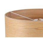 NL76909 Vivi Round 395x 180mm Wood Effect Shade  Light Oak/White Laminate