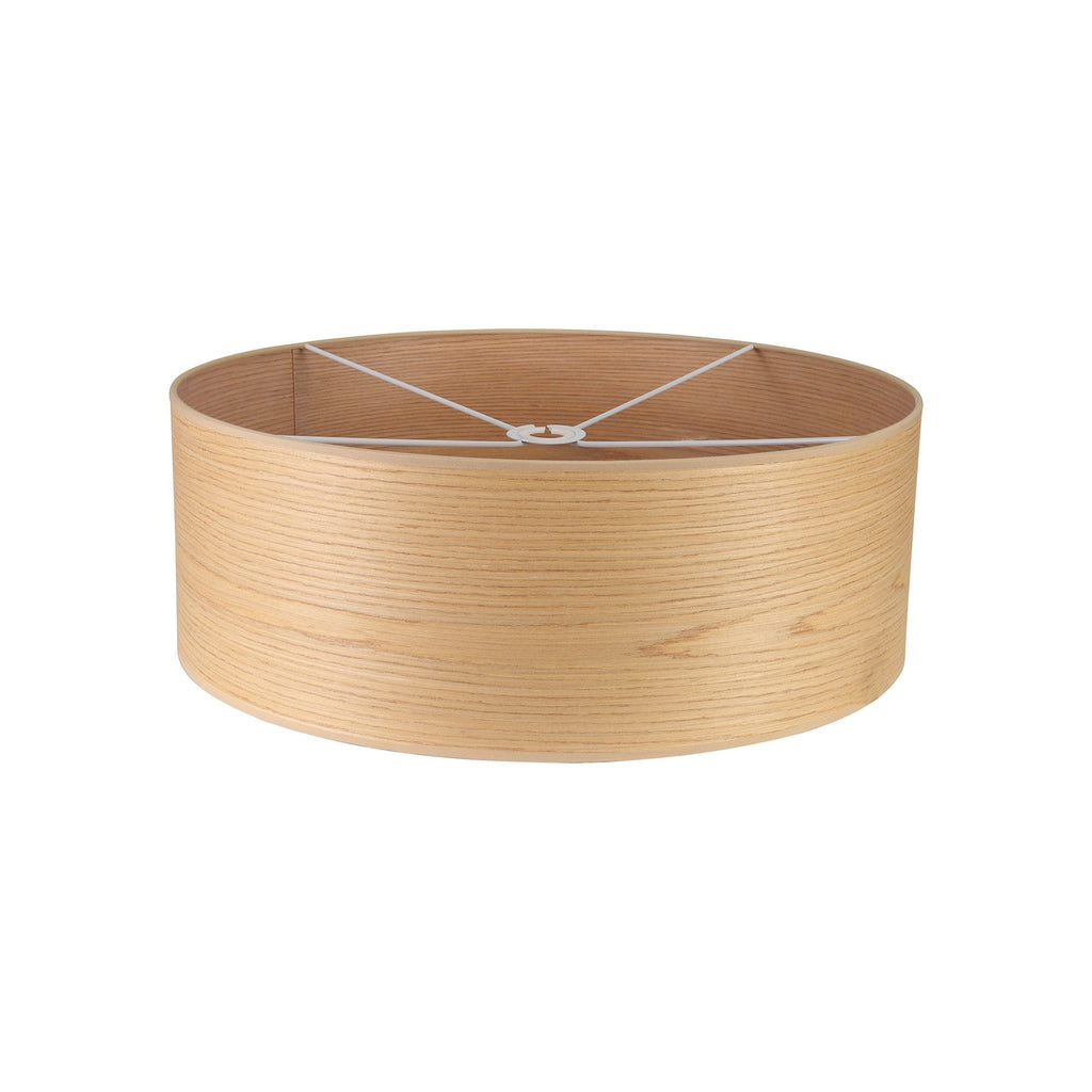 NL76919 Vivi Round 600x 210mm Wood Effect Shade  Light Oak/White Laminate