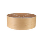 NL76919 Vivi Round 600x 210mm Wood Effect Shade  Light Oak/White Laminate