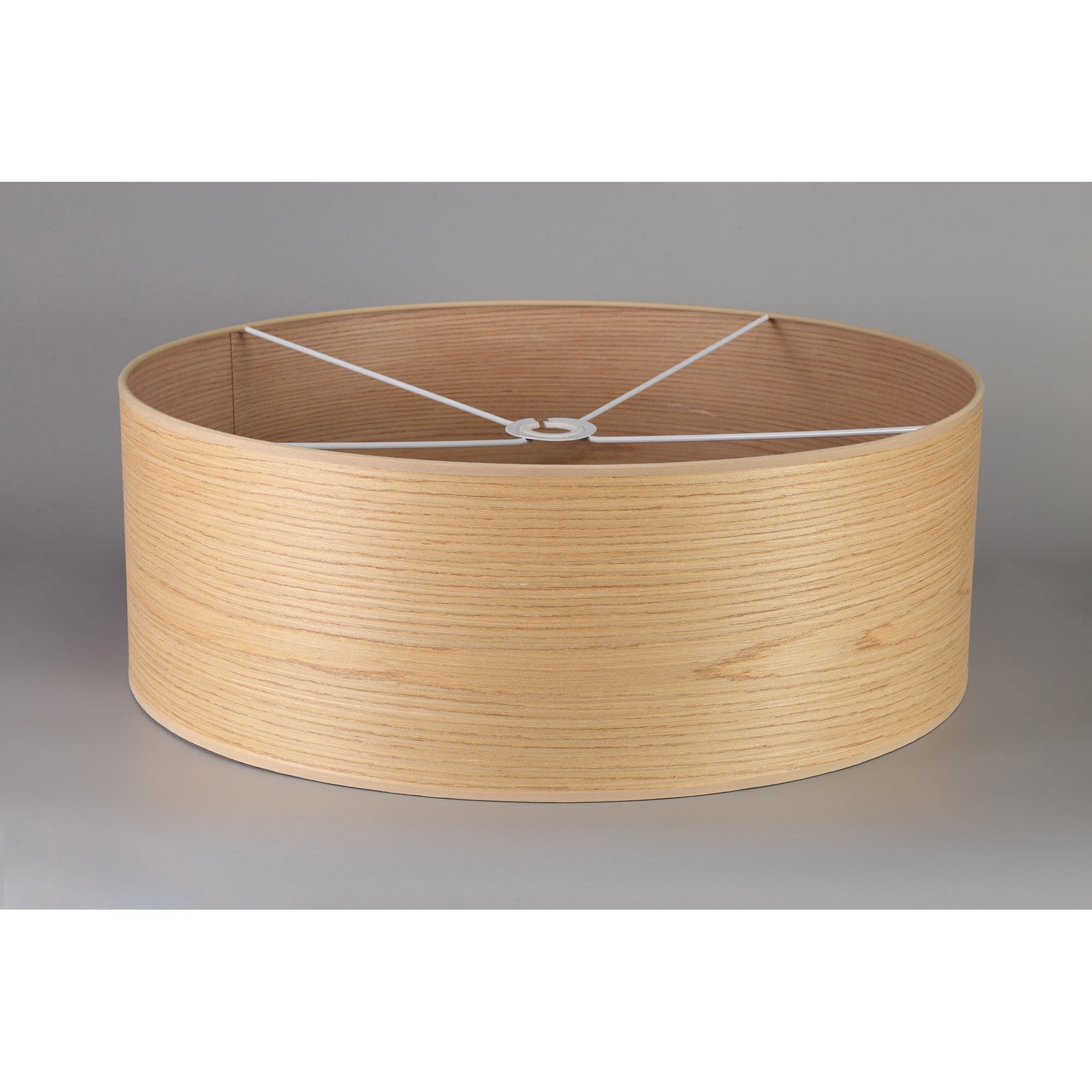 NL76919 Vivi Round 600x 210mm Wood Effect Shade  Light Oak/White Laminate
