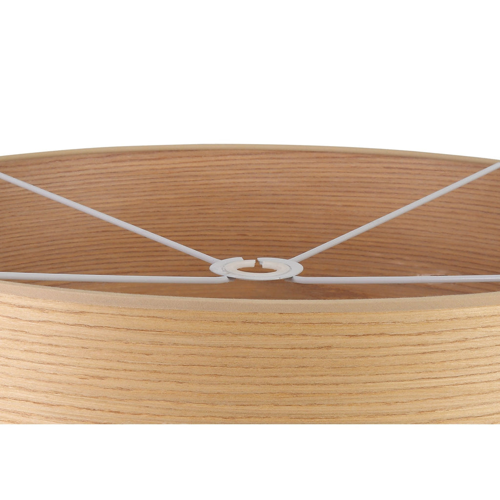 NL76919 Vivi Round 600x 210mm Wood Effect Shade  Light Oak/White Laminate