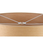 NL76919 Vivi Round 600x 210mm Wood Effect Shade  Light Oak/White Laminate