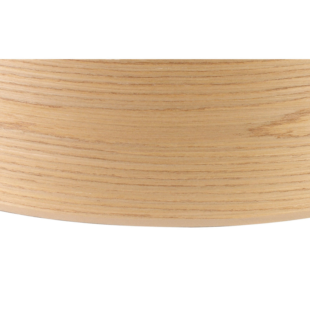 NL76919 Vivi Round 600x 210mm Wood Effect Shade  Light Oak/White Laminate