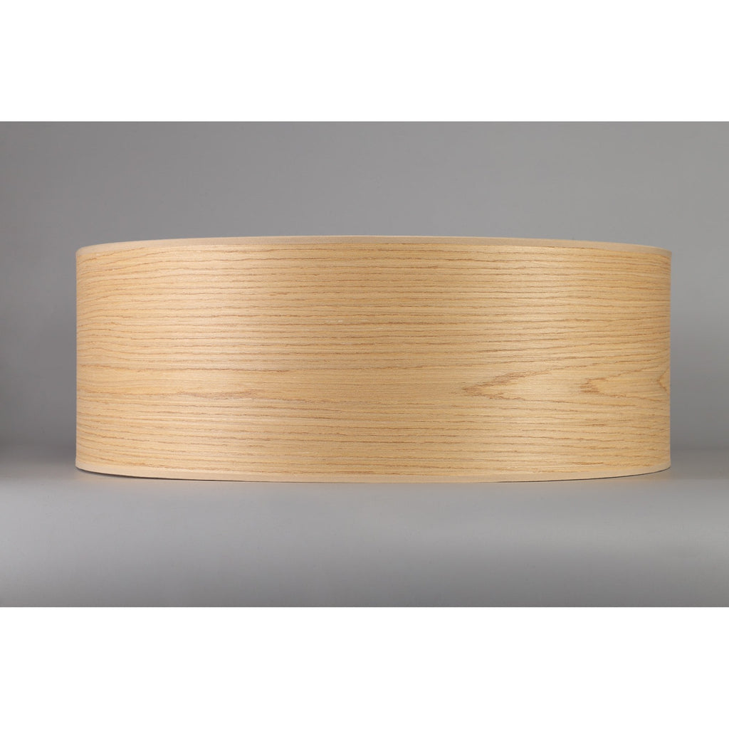 NL76919 Vivi Round 600x 210mm Wood Effect Shade  Light Oak/White Laminate