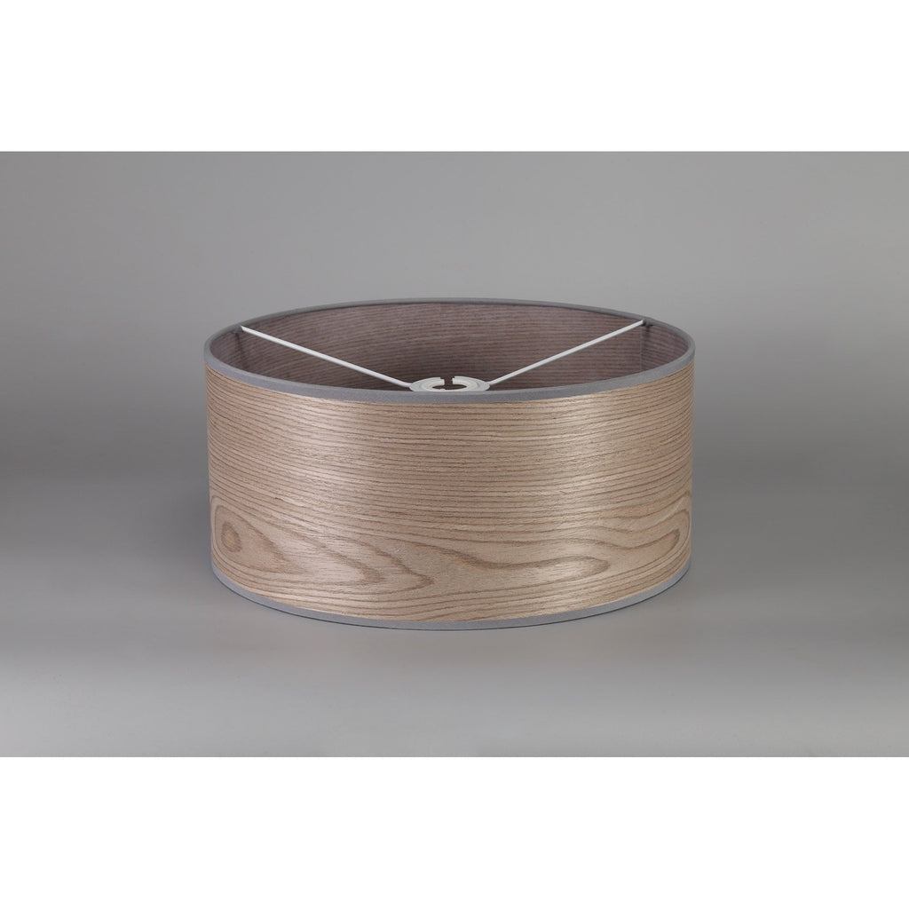 NL76929 Vivi Round 395x 180mm Wood Effect Shade Grey Oak/White Laminate