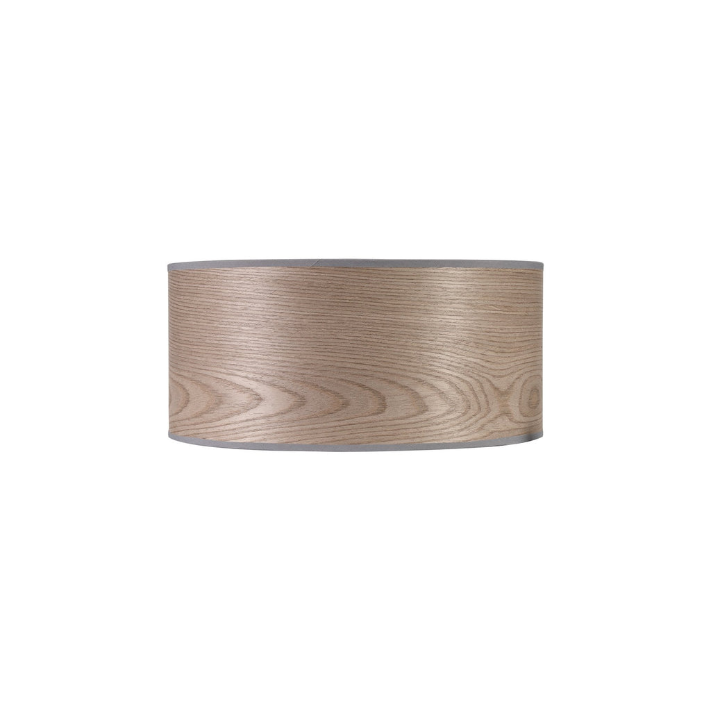 NL76929 Vivi Round 395x 180mm Wood Effect Shade Grey Oak/White Laminate