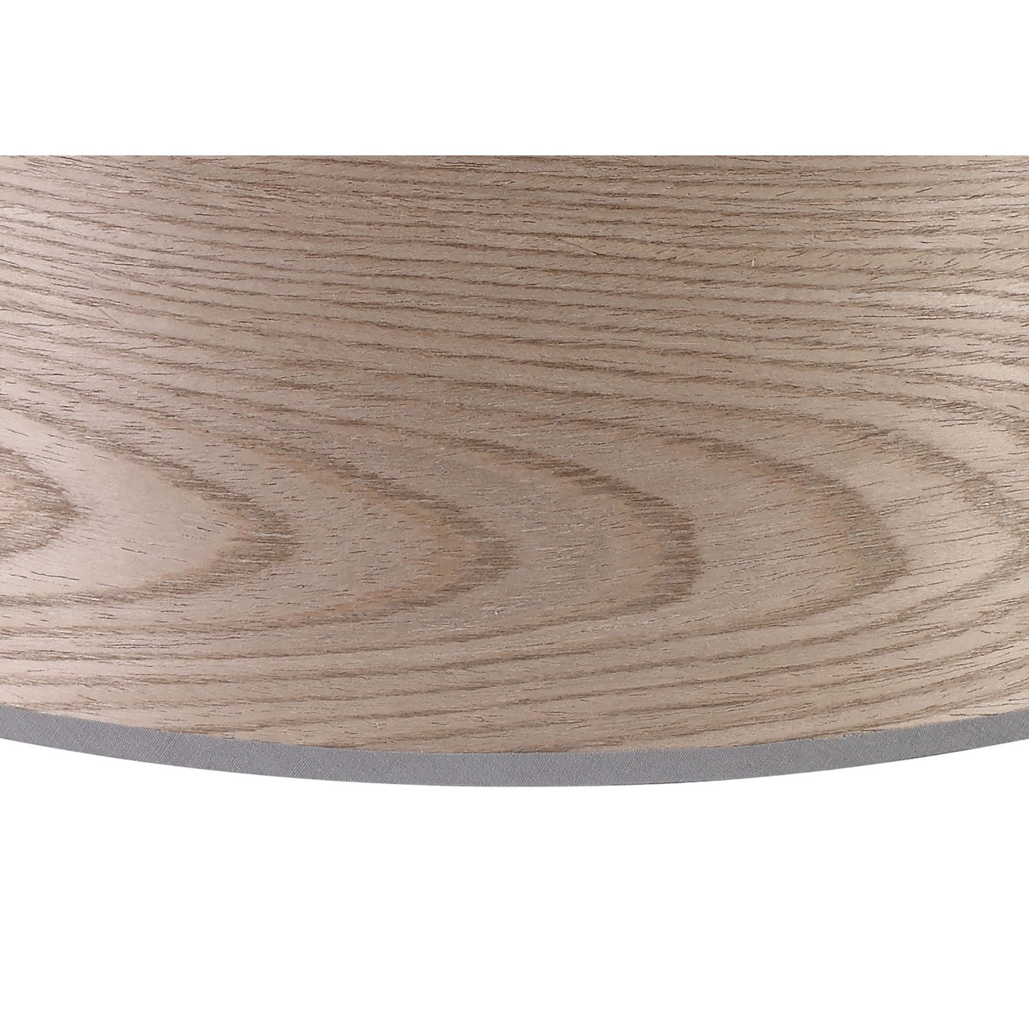 NL76929 Vivi Round 395x 180mm Wood Effect Shade Grey Oak/White Laminate