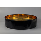 NL76969 Vivi Round 600x 150mm Shade Gold/Black