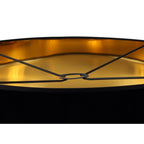 NL76969 Vivi Round 600x 150mm Shade Gold/Black