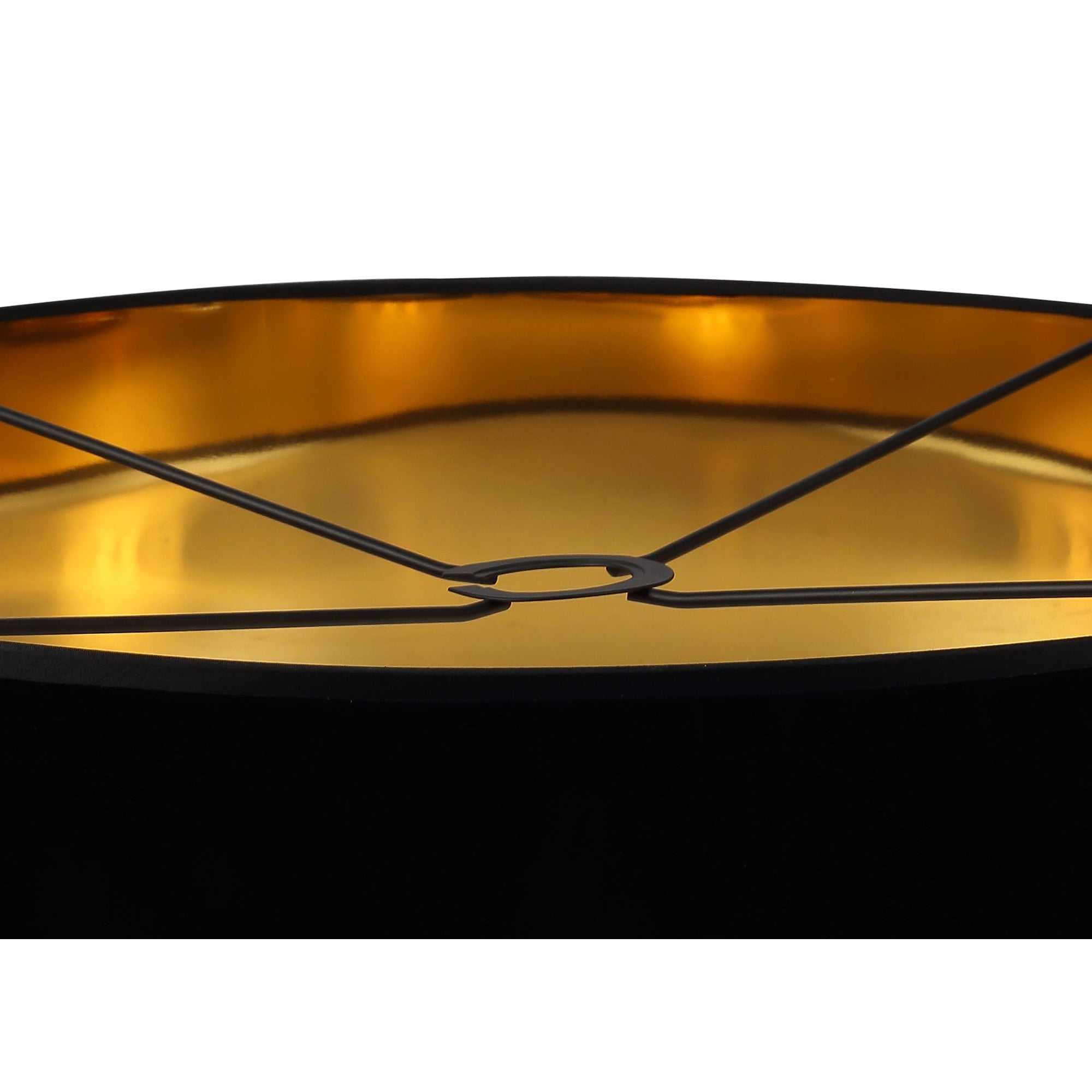 NL76969 Vivi Round 600x 150mm Shade Gold/Black