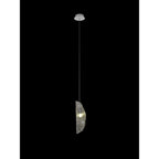 NL81899 Washington Pendant 1 Light Polished Chrome/Clear Glass