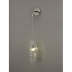 NL81939 Washington Wall Light 1 Light Polished Chrome/Clear Glass