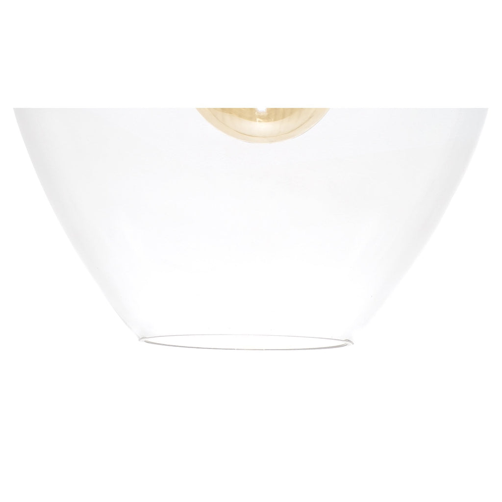 NL84199 Zen Pendant 38cm Round Chrome & Clear