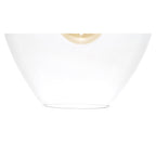 NL84199 Zen Pendant 38cm Round Chrome & Clear
