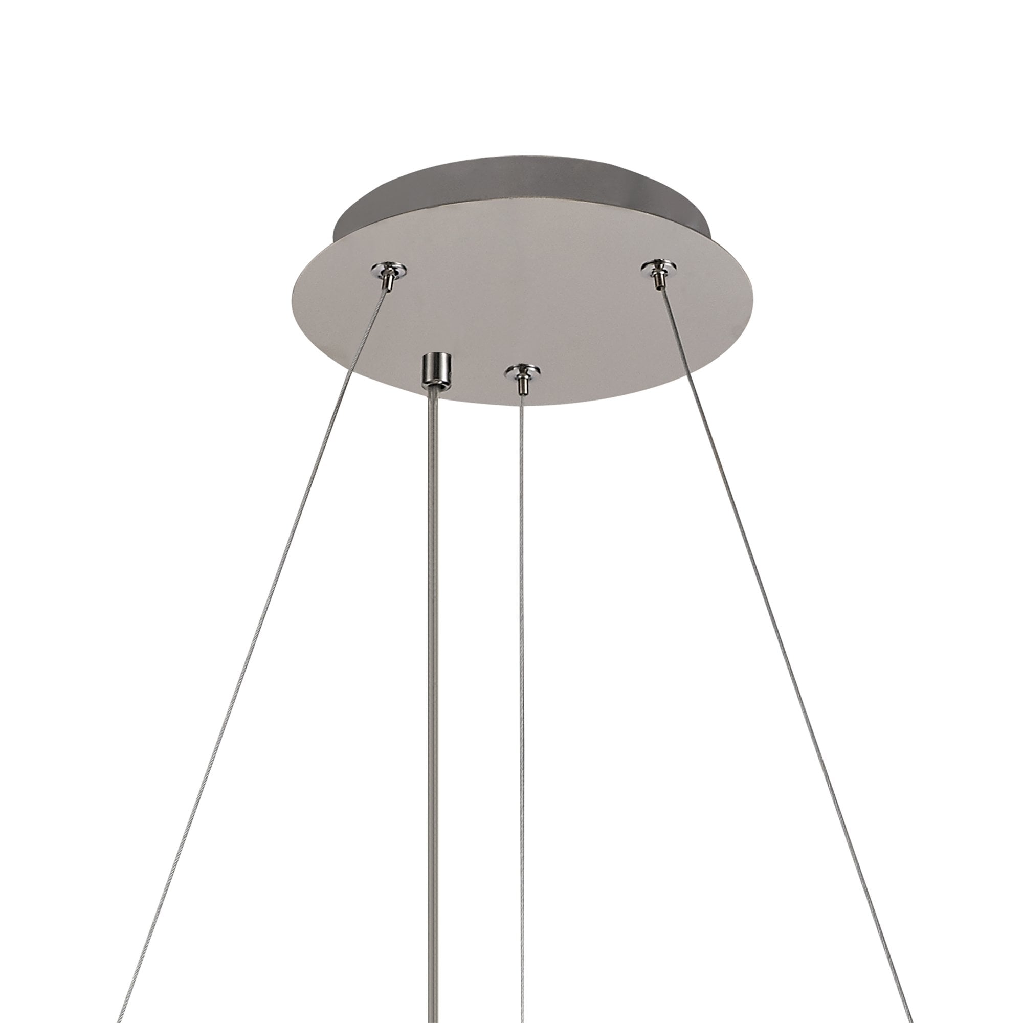NL78079 Zian 60cm Round Pendant Chandelier 8 Light Polished Chrome/Crystal